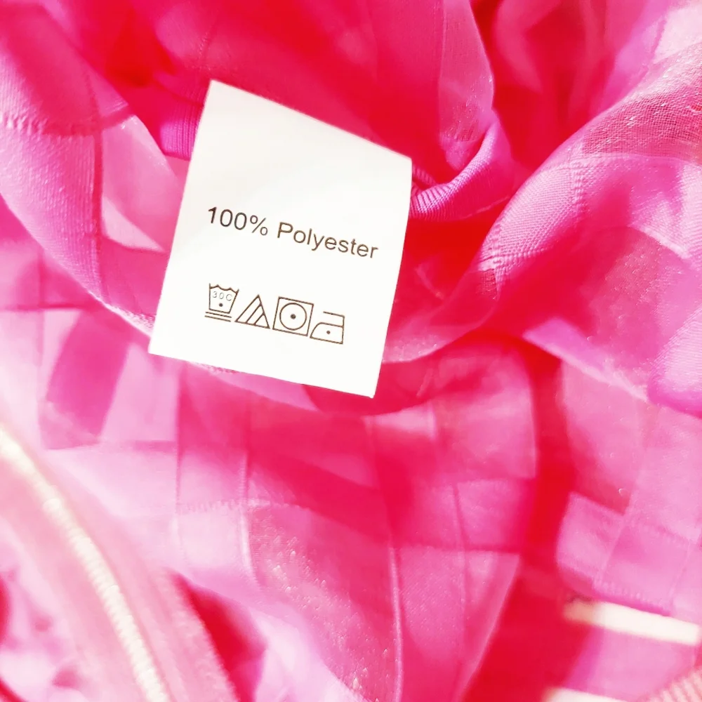 Pink Mesh Windowpane Bomber Jacket - Picture 5 of 7